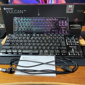 ROCCAT / VULCAN TKL / 日本語配列 RGB テンキーレス ロキャット バルカン ゲーミングキーボード 
