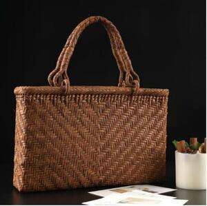  worker. handmade limitation * mountain .. basket bag hand-knitted mountain ... bag basket cane basket 