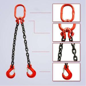  new arrival * transportation work to chain sling sling hook type G80 manganese steel made use load 2t 4ps.@ hanging .-n diameter 6mm length 1m