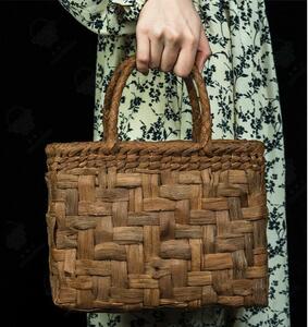  feeling of luxury full load! unused goods worker hand-knitted storm braided net fee braided mountain ... bag 