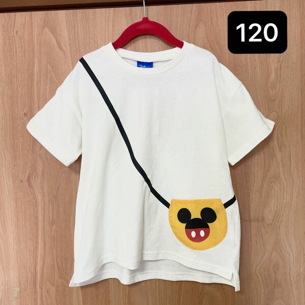 ディズニー ミッキー ミッキーマウス Tシャツ 半袖 白 半袖Tシャツ キャラ キッズ ホワイト 白 120