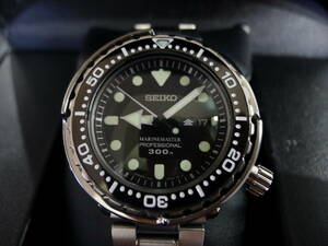 1 jpy start finest quality beautiful goods records out of production Seiko marine master Professional SBBN031 7C46-0AG0 Full Original working properly goods tsuna diver 