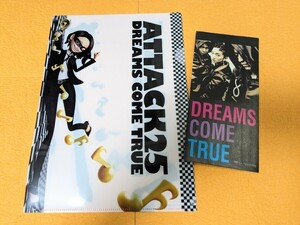 DREAMS COME TRUE 「ATTACK25クリアファイル、ソニー作品パンフレット」ドリームズ・カム・トゥルー