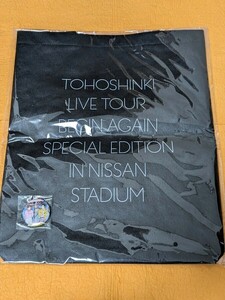 【未開封品】東方神起 「LIVE TOUR ～Begin Again～ Special Edition in NISSAN STADIUM ロゴエコバッグ & 缶バッジ」