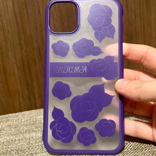 【iPhone11ケース】パープル　紫