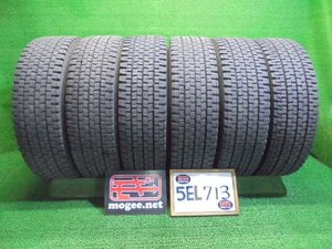 5EL713AG5) 送料無料 245/80R17.5 133/131J ダンロップ DECTES SP001 17.5インチスタッドレスタイヤ6本セット 2019年製