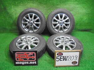 5EW203BB7 ) 送料無料 未使用品 145/80R13 ダンロップ ウインターマックス03 スタッドレスタイヤ+13インチホイール4本セット 2020年製