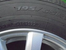 5EQ731AB12) 送料無料 2021～2022年製 195/65R15 トーヨータイヤ OBSERVE GARIT GIZ スタッドレスタイヤ+15インチホイール4本セット ET53_画像5