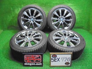 5EX720AF11) 送料無料 バリ山 225/50R18 アイスガードiG70 スタッドレスタイヤ+ケレナーズ X-LINE 18インチホイール4本セット BMWx1 2021年