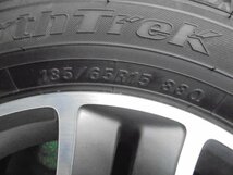 5EX723AB9 ) 送料無料 2021年 185/65R15 NorthTrek N3i スタッドレスタイヤ+プジョー純正 15インチホイール4本セット A75F01 プジョー 207_画像4