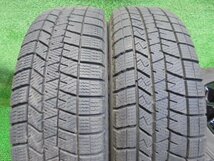 5EO142BB13 ) 送料無料 2021年製 155/65R13 ダンロップ ウィンターマックス 03 スタッドレスタイヤ+13インチホイール4本セット_画像8