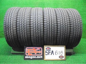 5FA616AF4) 送料無料 バリ山 2021年製 205/85R16 117/115L LT ダンロップ ウインターマックス LT03M 16インチスタッドレスタイヤ6本セット