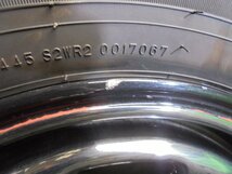 5EO531AB15 ) 送料無料 2021年製 195/80R15 107/105N LT ダンロップ SP175N 夏タイヤ+15インチアルミホイール4本セット　ハイエースに_画像6