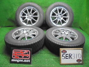 5ER310AE10) 送料無料 2022年 225/65R17 KENDA KR36 ICETEC NEO スタッドレスタイヤ+美品 17インチホイール4本セット 17×7J 114.3×5H +48