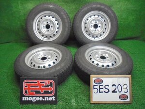 5ES203BB6) 送料無料 165/80R13 90/88N LT ヨコハマタイヤ BluEarth-Van RY55 夏タイヤ+日産純正13インチホイール4本セット 2020年 ADバン