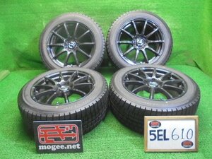 5EL610AF5) 送料無料 2022年製 バリ山 イボ有 235/50R18 ウィンターマックス WM02 スタッドレスタイヤ+18インチホイール4本セット