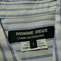 COMME des GARCONS HOMME DEUX 22ss 切替ストライプシャツ 2022ss AD2021 コムデギャルソンオムドゥ_画像3
