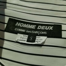 COMME des GARCONS HOMME DEUX 20ss パッチワークストライプシャツ 2020ss AD2019 コムデギャルソンオムドゥ_画像3