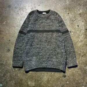 HOMME COMME des GARCONS 80s ライン切替ニット 1980s 70s デカオム オムコムデギャルソン