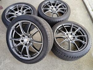 WedsSport SA25R PSB18インチ 8.5j+50 PCD114.3 SPORT MAXX 245/40R18 美品