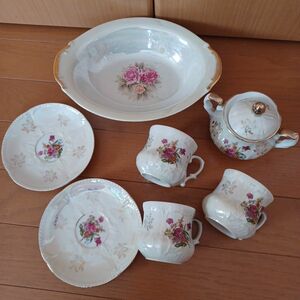 fresh china フレッシュチャイナ　ティーカップ　シュガーポット　Maruka China　カレー皿