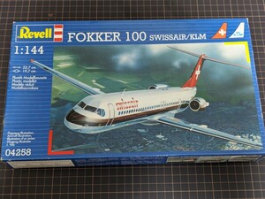 レベル 1/144 フォッカー 100 スイス航空 KLMオランダ航空 シティホッパー 