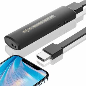 【新品未使用】ワイヤレス HDMI 無線HDMI 送受信機不要 WIFI連接 4K/60Ｈz画質/5G高速伝送