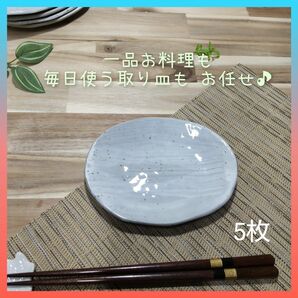美濃焼/使い易い青磁刷毛目楕円皿 5枚組 食器 陶磁器