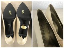 レディース 靴 まとめ 10点 Feragamo？ le coq sportif adidas アディダス YSL？ FURLA フルラ パンプス シューズ サンダル 訳ありE10S_画像4