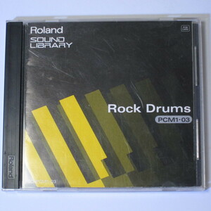 Roland Sound Library「PCM1-03」Rock Drums　ローランド「サウンド・ライブラリー03」