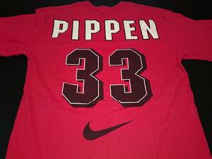 美品 90s 米国製 nike 銀タグ ピッペン PIPPEN ビンテージ Tシャツ Mサイズ AIR JORDAN ナイキ エアジョーダン ジョーダン オールドナイキ