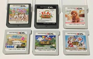 DS＆3DS ソフト チョコ犬・リブリー・nintendogs・初音ミク・ドラえもん×2 ６個セット