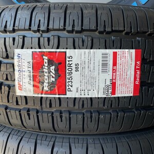 即納 最短当日発送→翌日お届け可 2023年製 新品 BFGoodrich Radial T/A P235/60R15 235/60R15 1本 ラジアルT/A 正規輸入品 個人宅様OK