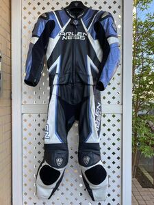 アレンネス 革ツナギ レーシングスーツ Mサイズ カンガルー 2ピース セパレート ライディングジャケット レザーパンツ
