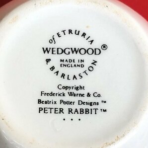 【コレクター放出品】 ウェッジウッド Wedgwood ピーターラビット Peter Rabbit 旧刻印 スープマグ 2点 まとめ売りの画像5