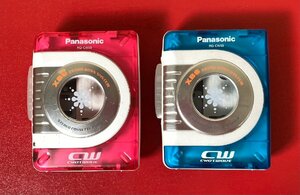 1 jpy ~ Panasonic RQ-CW03 CHOTWAVE stereo cassette player 2 color total 2 point set sale present condition goods 