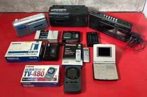 1 jpy ~ radio radio-cassette etc. total 10 point set sale present condition goods ( all operation not yet verification ) / SONY / aiwa / Victor / KENWOOD / Panasonic