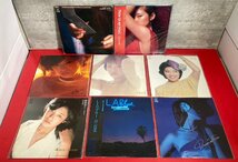 1円～　LP　レコード　山口百恵　8点　まとめ売り　現状品　(落書きあり) / L.A.ブルー / This is my trial 他_画像1