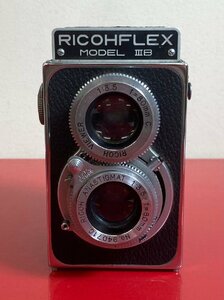 1円～　RICOH　リコー　FLEX　MODEL：ⅢB　1：3.5　f=80mm　2眼カメラ　現状品