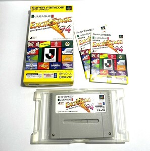 【ジャンク】スーパーファミコンソフト　Jリーグエキサイトステージ‘94　箱説付き