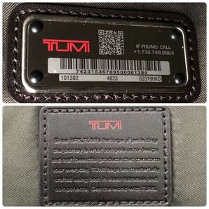 1円~[超極美品] TUMI トゥミ ALPHA BRAVO Aurora メンズ ビジネス ショルダーバッグ ボディバッグ 斜め掛け レザー バリスティック 黒の画像10