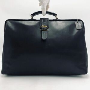 1 jpy ~[ rare ultimate beautiful goods ] HERZ hell tsu Dulles bag men's business briefcase dokta-z bag all leather original leather A4+PC storage possible commuting black 