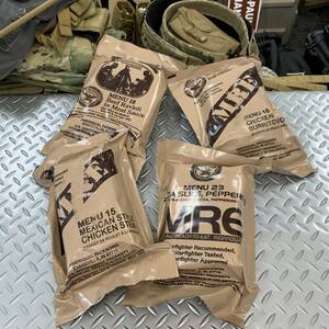 米軍実物 MRE/AMERIQUAL Meal-Ready-To-Eat レーション 2024検品/4個 sopakco wornick rcw