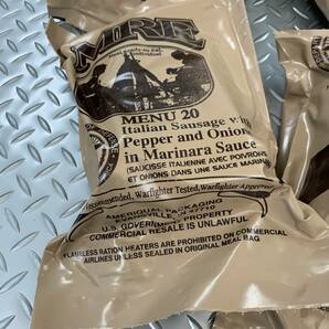 米軍実物 MRE/AMERIQUAL Meal-Ready-To-Eat レーション 2024検品 4個 sopakco wornick rcw cr1mの画像2