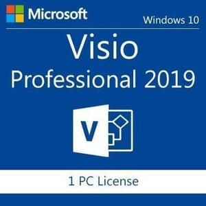 Microsoft visio 2019 Professional Pro duct key regular 32/64bit version correspondence certification guarantee Japanese edition self account manual equipped 