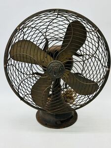 Y448 東京芝浦製作所 Shibaura 12 Inch AC Electric FAN 4枚羽 扇風機 昭和 レトロ アンティーク