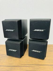 Y454 送料無料　BOSE 501X CUBE SPEAKER SYSTEM キューブスピーカー ペア ボーズ 動作未確認　現状品