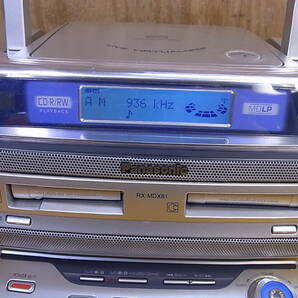 □Yg/861☆パナソニック Panasonic☆MD/CD/カセットテープ☆パーソナルオーディオシステム☆RX-MDX81☆動作OKの画像4