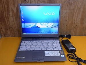 □Yg/863☆ソニー SONY☆15型ノートパソコン☆VAIO PCG-9V1N☆WindowsXP Home SP3☆Celeron M360 1.4GHz☆メモリ512MB☆HDD 80GB☆動作OK