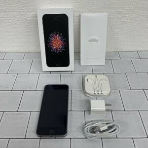 E050-M24-15 ◎ Apple iPhoneSE 16GB MLLN2J/A A1723 Gray 付属品付き 通電確認済み